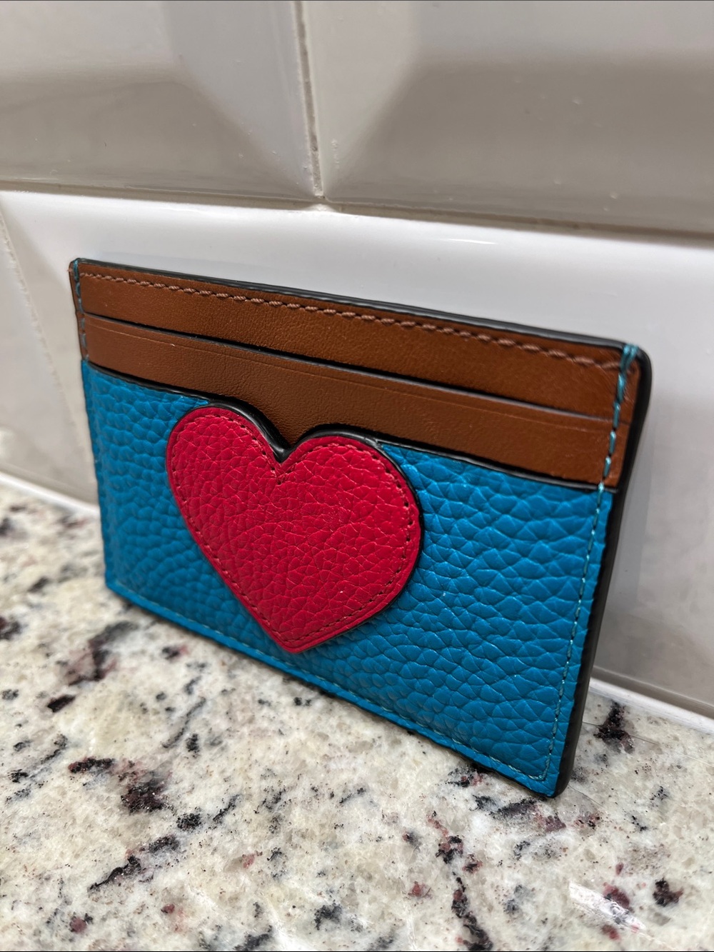 Coach Heart Card Case NWOT - Picture 3 of 9